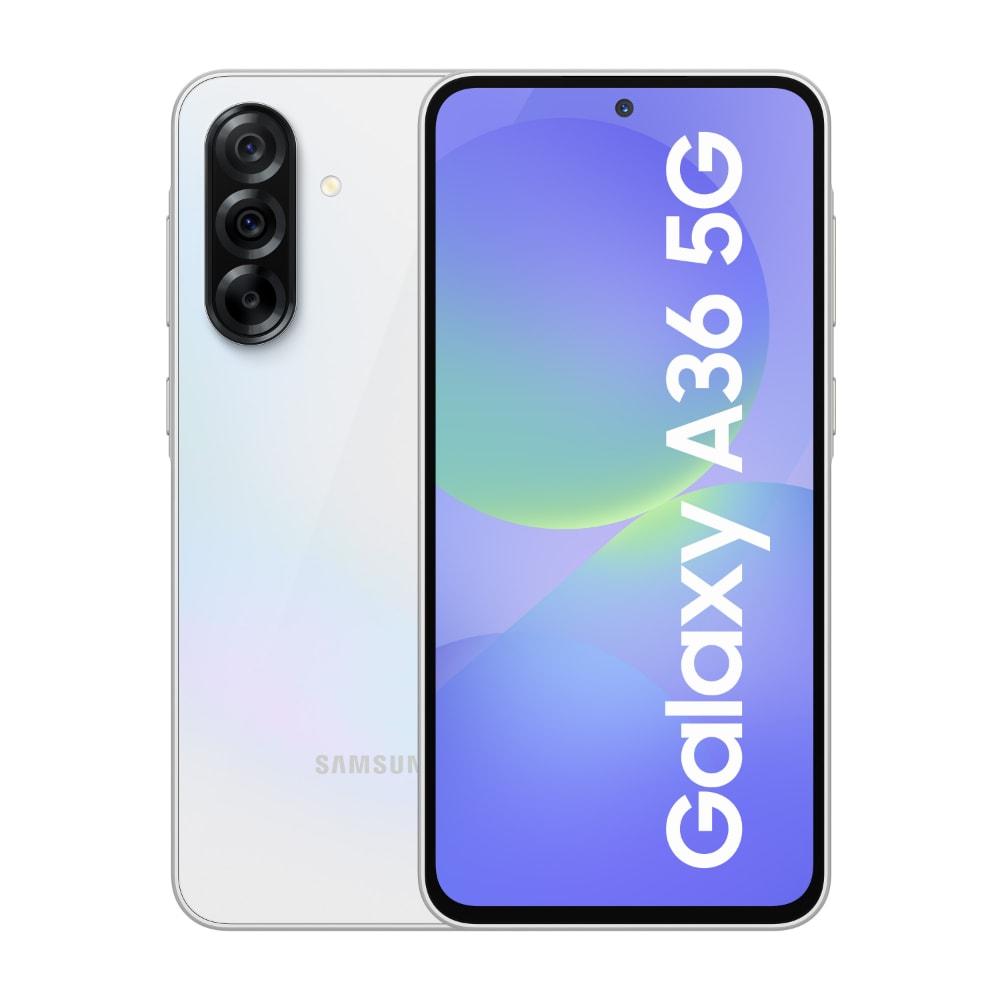 Samsung Galaxy A36 5G 256 GB, 12 GB RAM, Awesome White, Mobile Phone