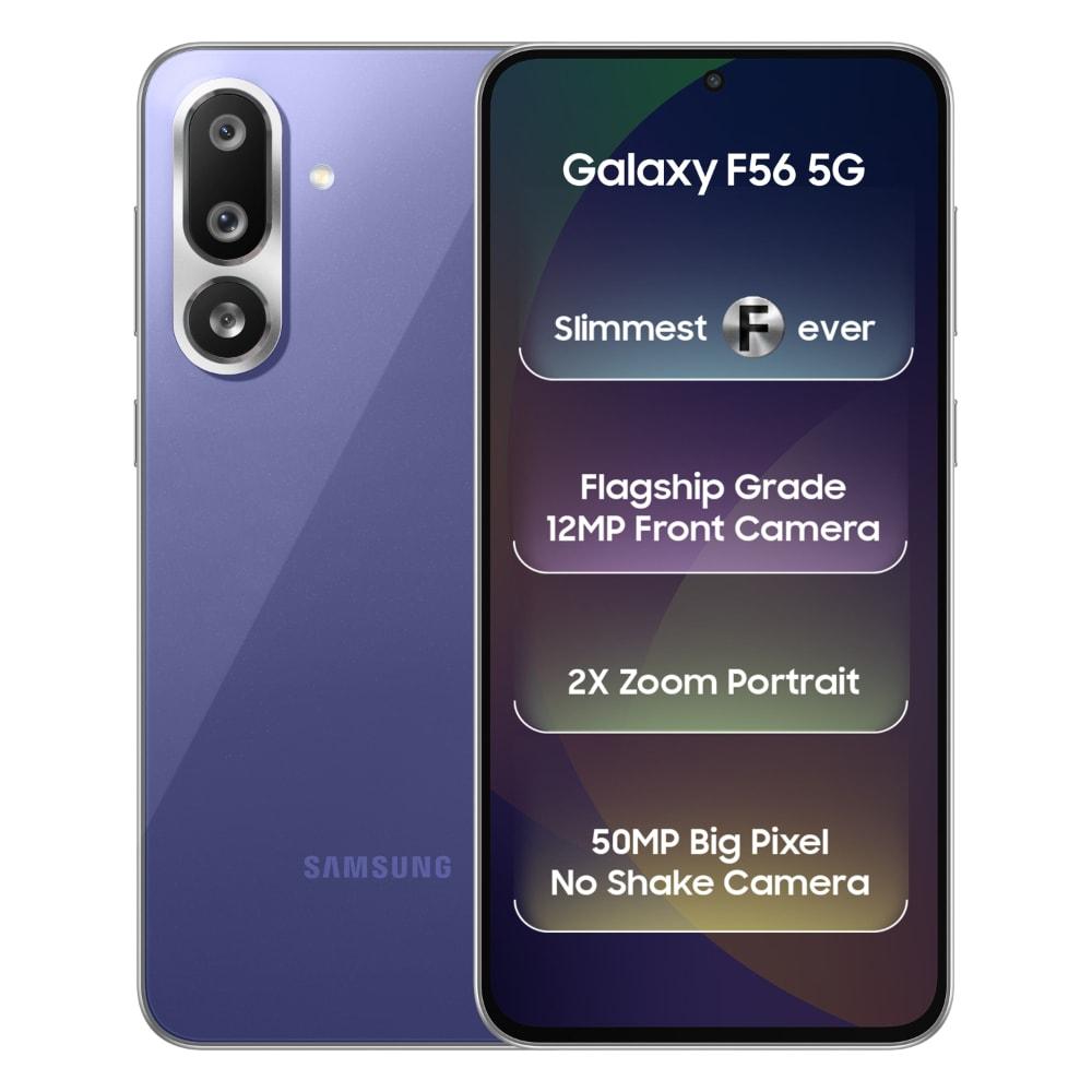 Samsung Galaxy F56 5G 128 GB, 8 GB RAM, Violet, Mobile Phone