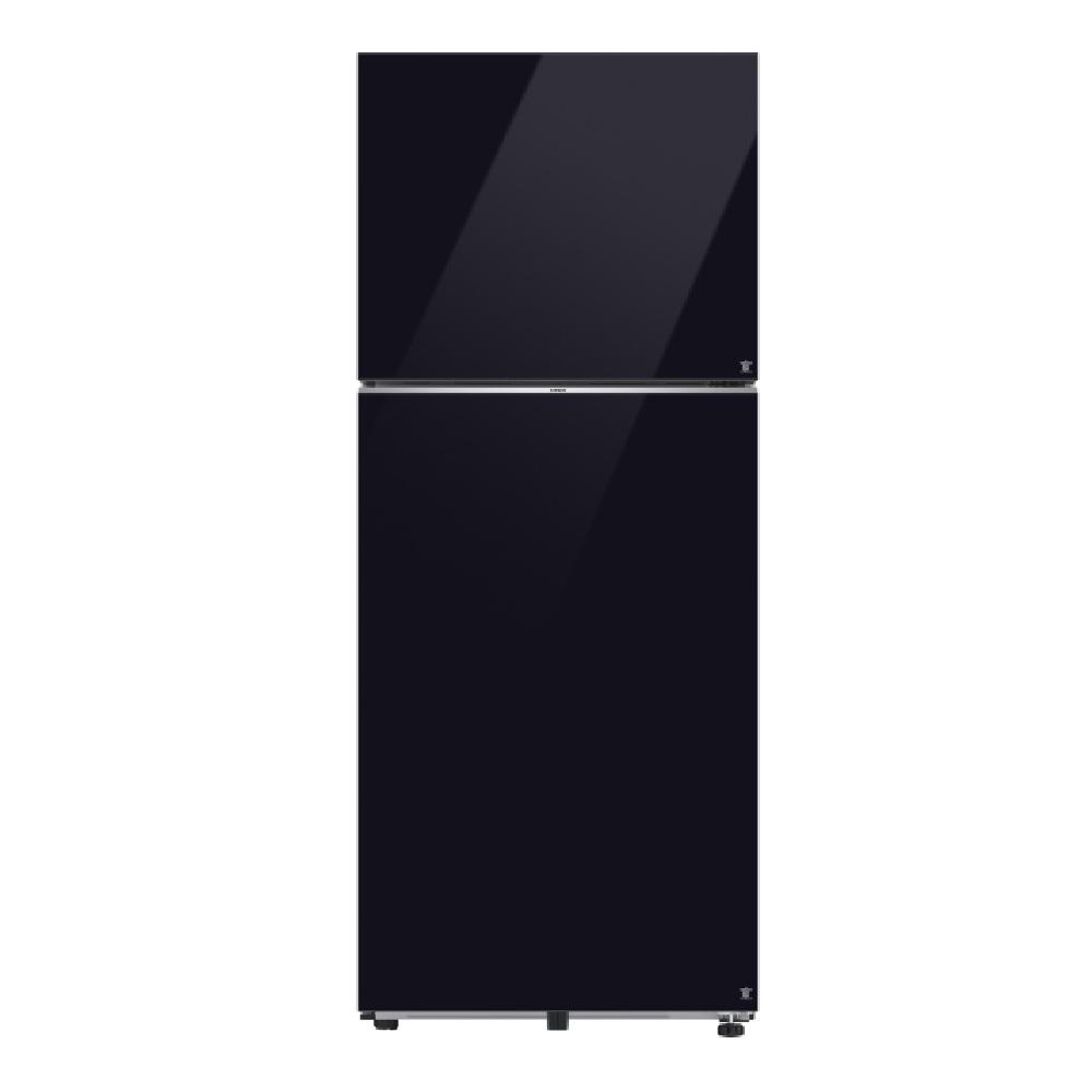 Samsung 396 L 2 Star 5-in-1 Convertible Frost Free Double Door Refrigerator, RT41HB6A4222HL, Black Glass