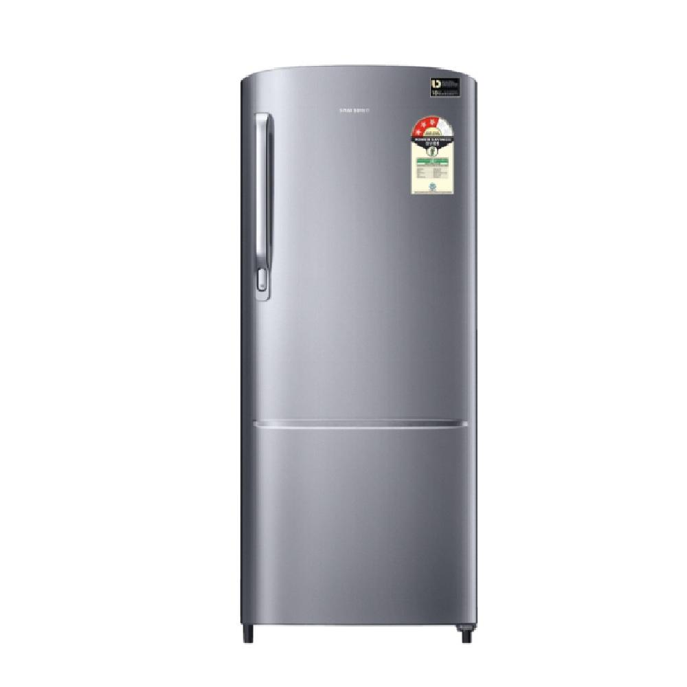 Samsung 183L 3 Star Direct Cool Single Door Refrigerator, RR20H1723S8/HL Elegant Inox, Bar Handle