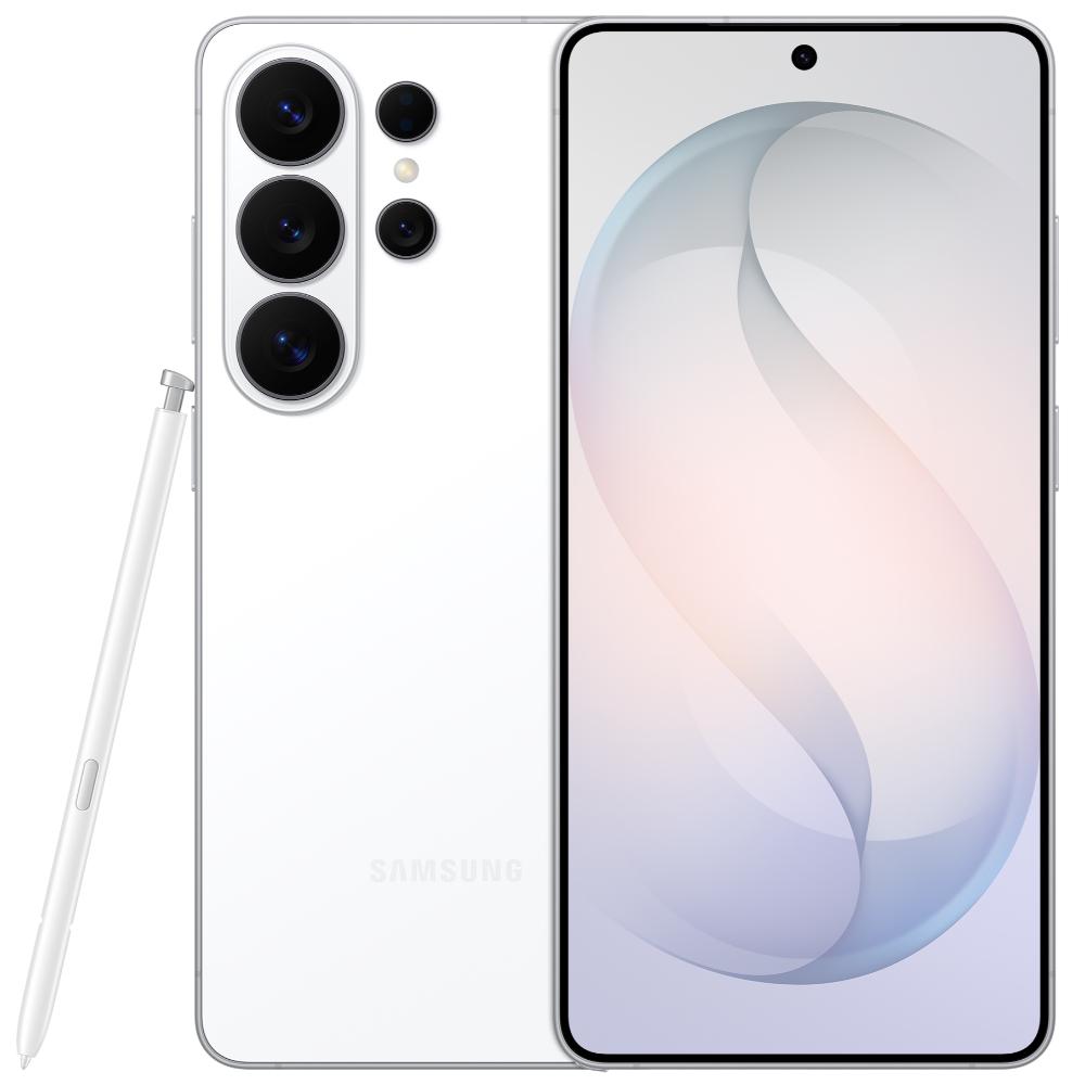 Samsung Galaxy S26 Ultra 5G 512 GB, 12 GB RAM with Built-in Privacy Display, AI Phone, Photo Assist, Creative Studio, 5000 mAh Battery, White, Mobile Phone
