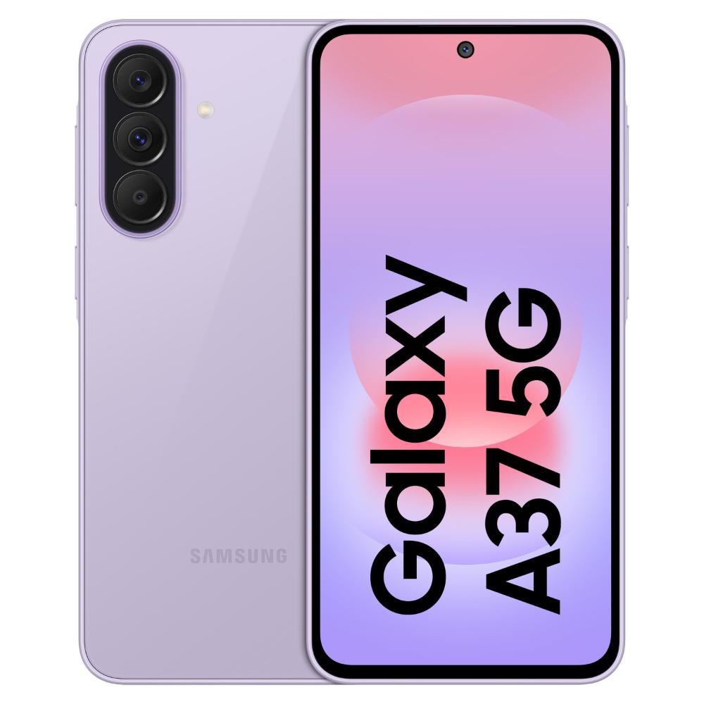 Samsung Galaxy A37 5G 128 GB, 8 GB RAM, Awesome Lavender, Mobile Phone