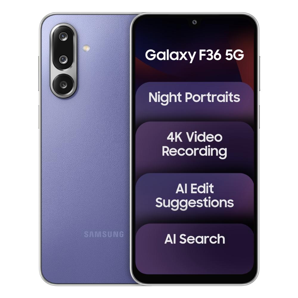 Samsung F36 5G 256 GB, 8 GB RAM, Violet, Mobile Phone