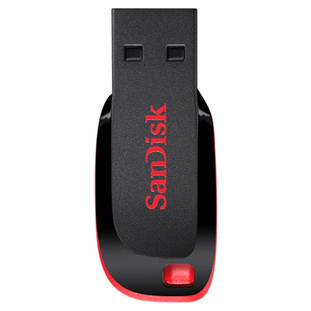 Sandisk 64 GB Cruzer Blade USB 2.0 Flash Drive, 150 MB/sec Read