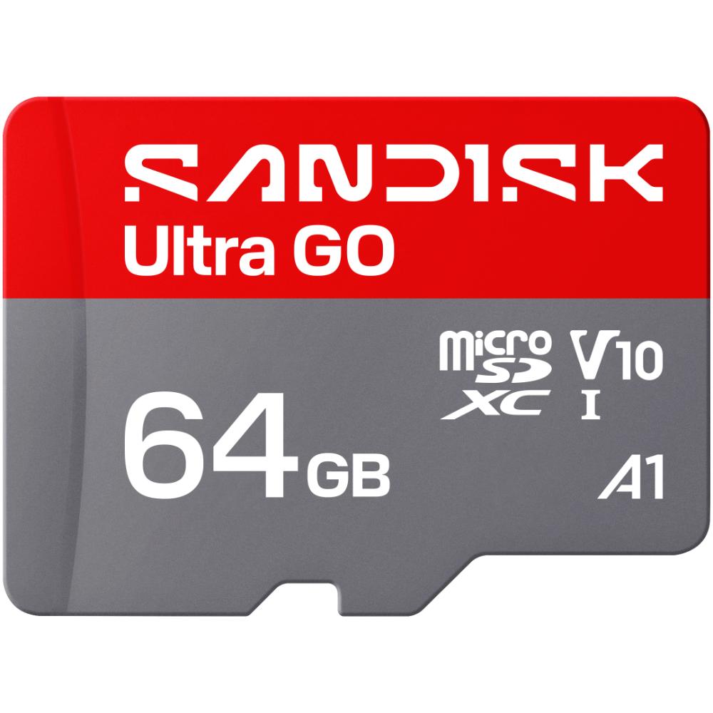 Sandisk 64 GB UltraGo UHS-I 140 MB/s MicroSD Memory Card