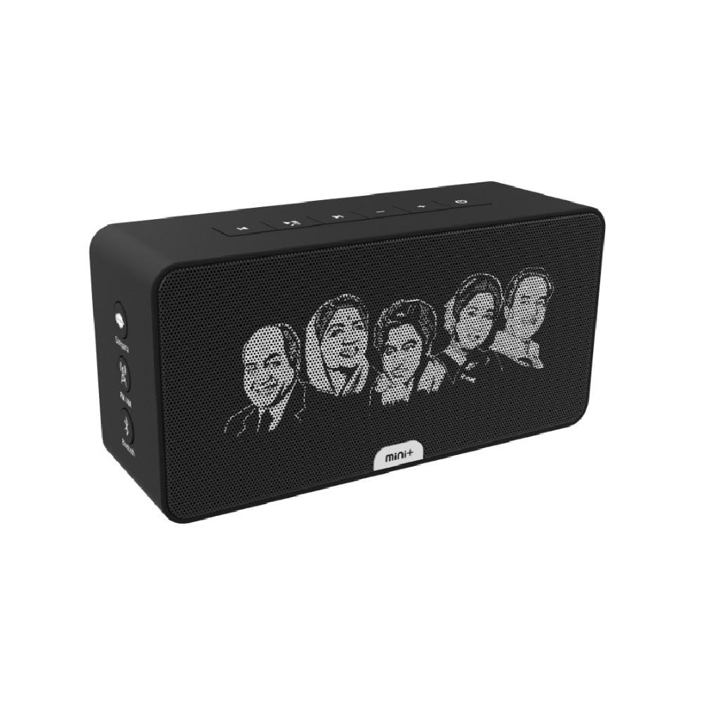 Saregama Carvaan Mini Plus Portable Multimedia Bluetooth Speaker, Hindi Songs, Moonlight Black
