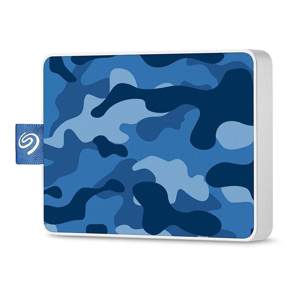 Seagate 500 GB One Touch Special Edition SSD Portable Hard Disk Drive (HDD), STJE500406 Blue