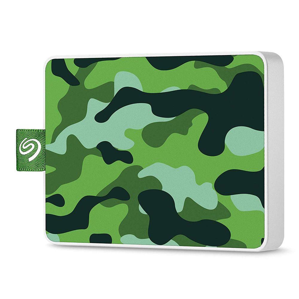 Seagate 500 GB One Touch Special Edition SSD Portable Hard Disk Drive (HDD), STJE500407 Green