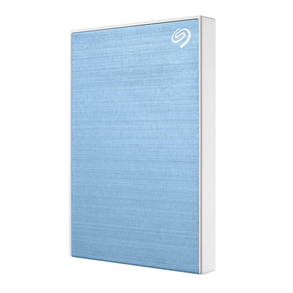 Seagate One Touch 1 TB External HDD with Password Protection - Light Blue, for Windows and Mac with 3 Year Data Recovery Services (STKY1000402)