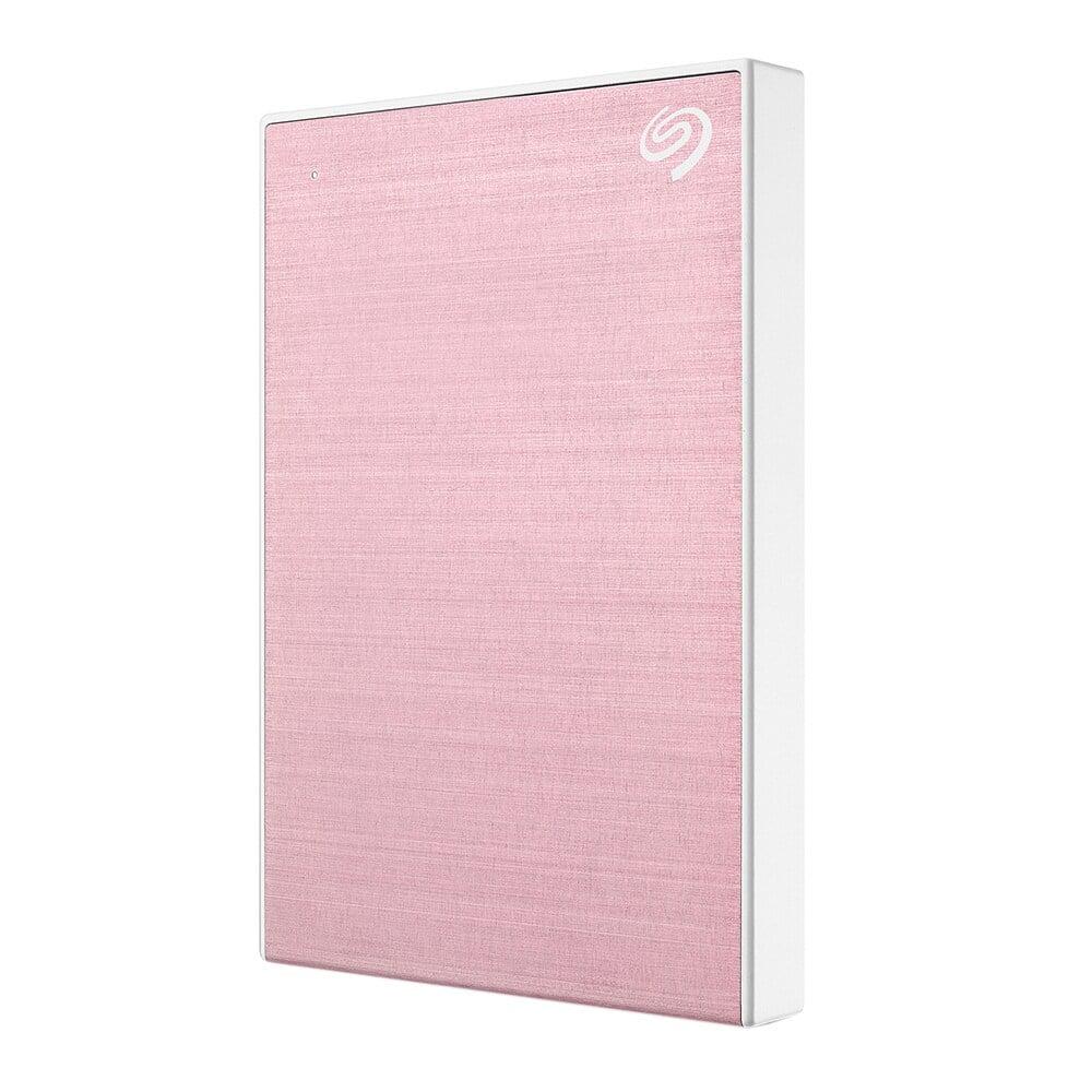 Seagate One Touch 2 TB External HDD with Password Protection - Rose Gold, for Windows and Mac, with 3 Year Data Recovery Services (STKY2000405)
