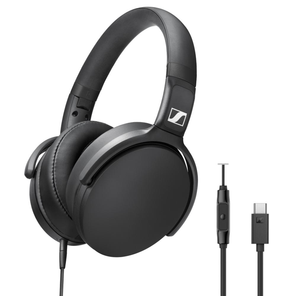 Sennheiser HD 400U Type C Wired Headphone, Black