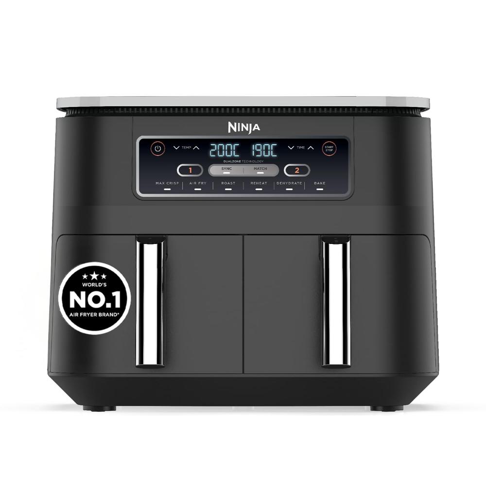 Ninja Food Dual Zone 7.6 L Air Fryer, Black, AF300IN