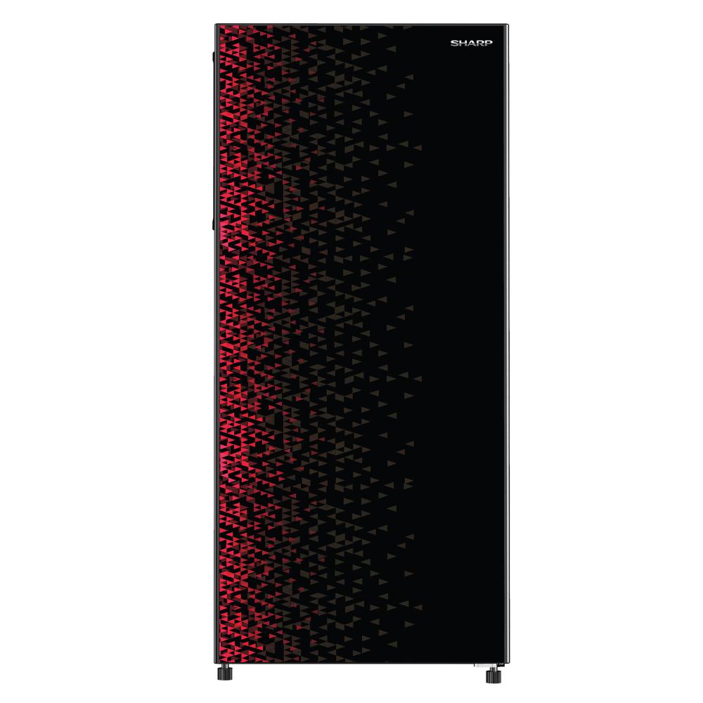 Sharp 193 litres 4 Star Glass Door Direct Cool Single Door Refrigerator, Cherry Moon, SJ-G19ST-MR