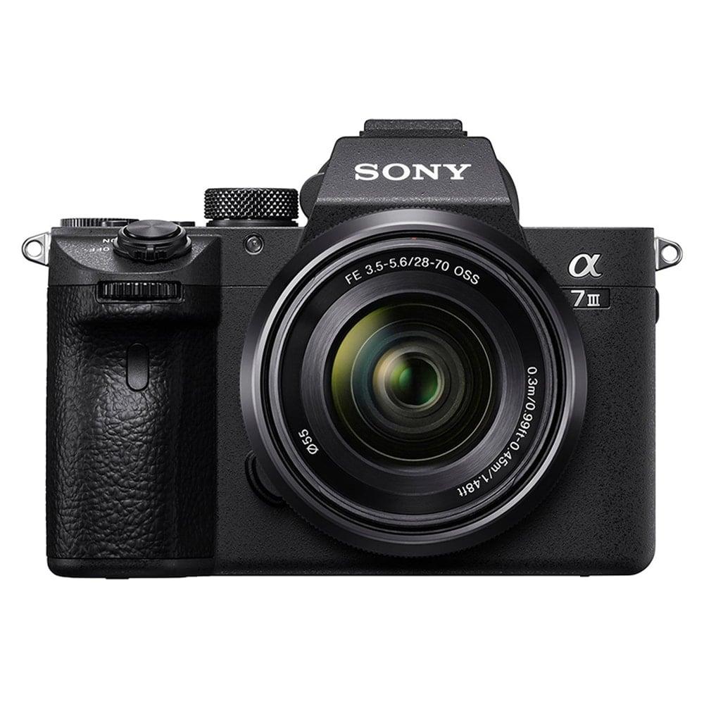 Sony Alpha ILCE-7M3K Full-Frame 24.2MP Mirrorless Digital SLR Camera with 28-70 mm Zoom Lens (4K Full Frame, Real-Time Eye Auto Focus, 4K Vlogging Camera, Tiltable LCD, Low Light Camera), Black