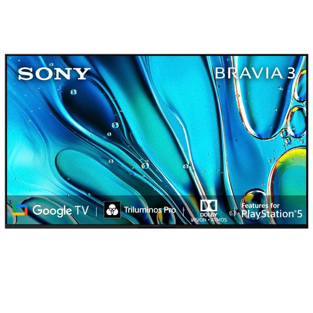 Sony BRAVIA 3 Series 139 cm (55 inches) 4K Ultra HD Smart LED Google TV, K-55S30, Black