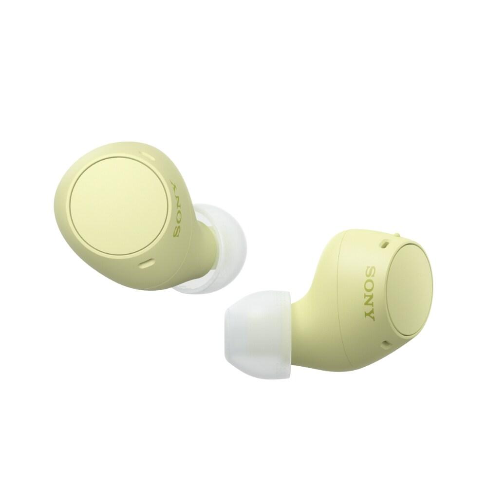 Sony WF-C510 Truly Wireless Bluetooth Earbuds with Mic, TWS, Up to 22 Hours Battery, Ambient Sound Mode, Small and Comfortable, IPX4 - Yellow