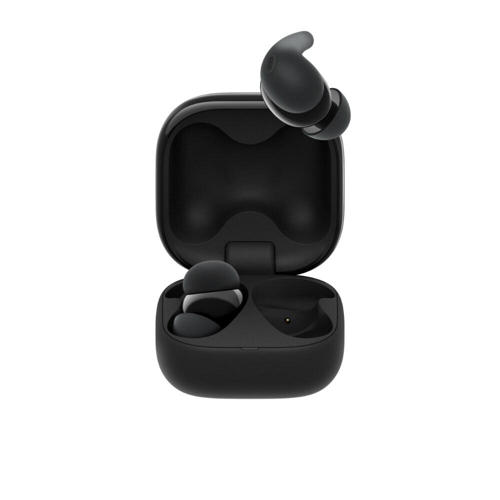 Sony LinkBuds Fit WF-LS910N Active Noise Cancelling Wireless Bluetooth Earbuds, Comfortable Fit with new supporters, High Call Quality with AI, Touchless Operation, Black