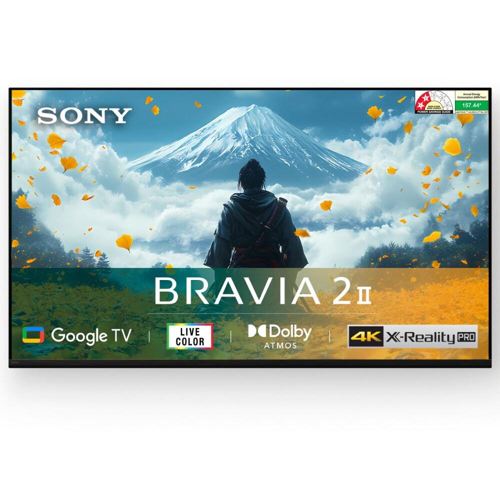 Sony 126 cm (50 inch) BRAVIA 2 II 4K Ultra HD Smart LED Google TV, K-50S22BM2 (Black)