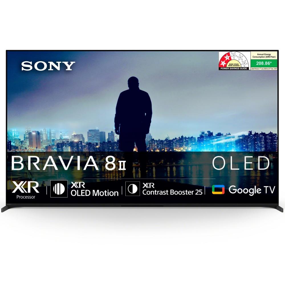 Sony 139 cm (55 inch) BRAVIA 8 II 4K Ultra HD AI Technology Smart OLED Google TV, K-55XR80M2 (Black)
