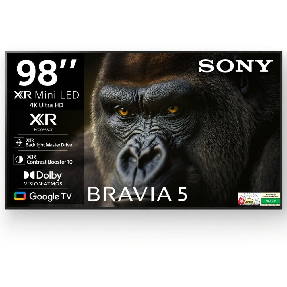 Sony 248 cm (98 inch) BRAVIA 5 4K Ultra HD AI Technology Smart Mini LED Google TV, K-98XR55A (Black)