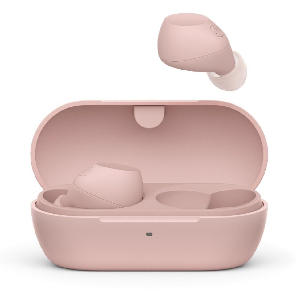 Sony WF-C710N, Digital Noise Cancelling Bluetooth Technology Earbuds with Touch Control, Up to 40 Hours Playtime with a Quick Charge of 5 Minutes, Ambient Sound Control, Pink