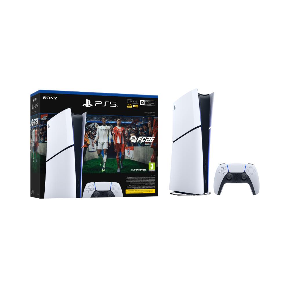 Sony PS5 Digital D Chassis Gaming Console FC26 Bundle