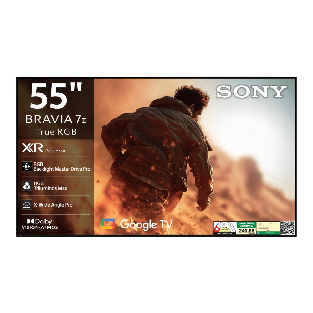 Sony 139 cm (55 inch) Bravia Tru RGB UHD Smart LED Google TV, Black, 55XR70M2