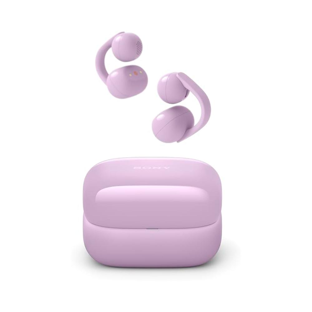 SONY WF-LC900 LinkBuds Clip Open-Ear Truly Wireless Earbuds, Comfortable & Secure Fit, Lightweight Clip-On Design, Touch Controls, Lavender