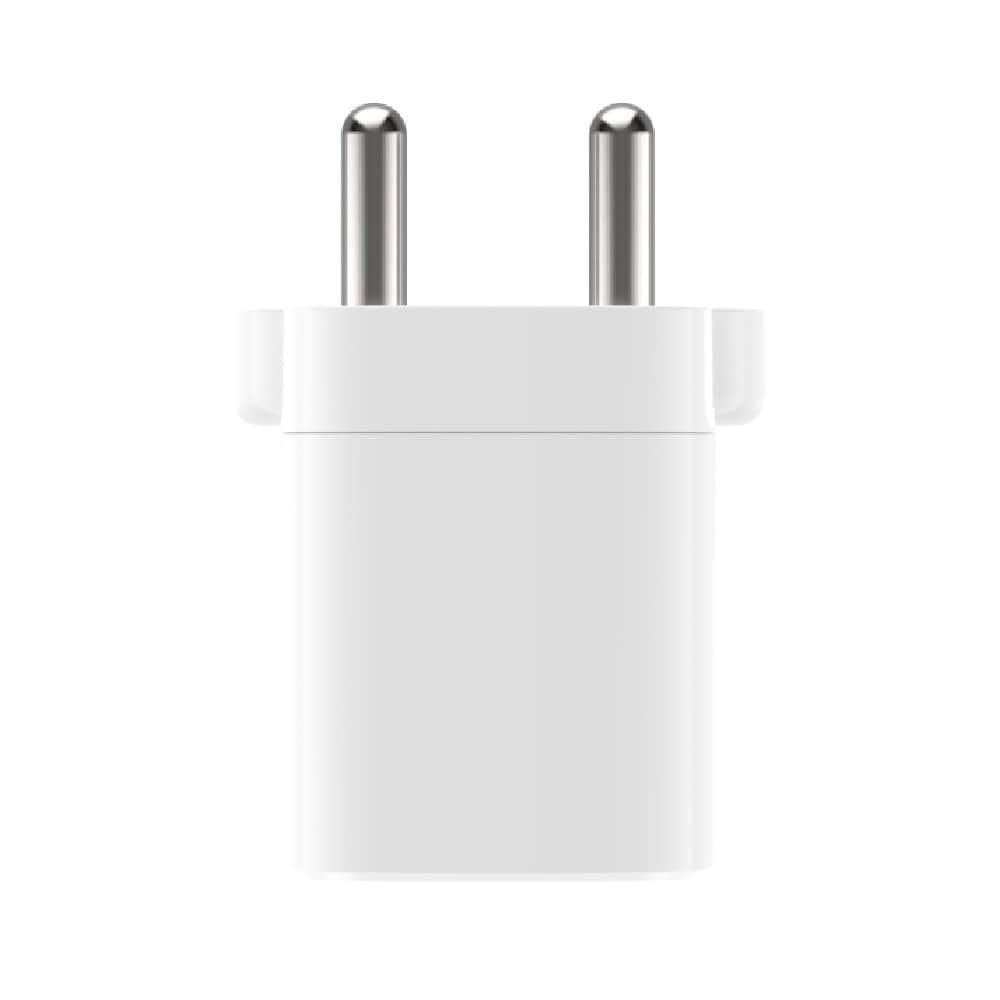 Stuffcool Nuevo 25 W Type A + Type C GaN Mobile Fast Wall Charger, White