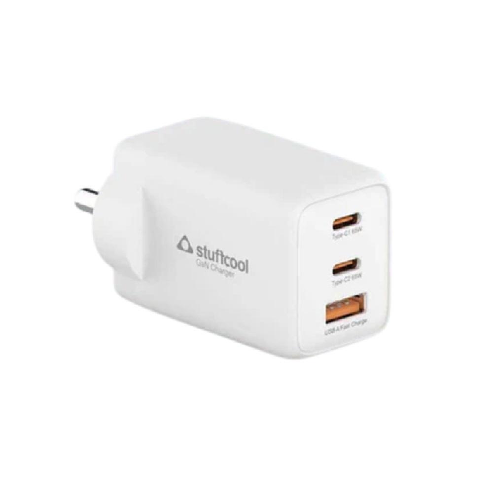 Stuffcool Numen 65 W GaN PD Multi-Utility Adapter, White