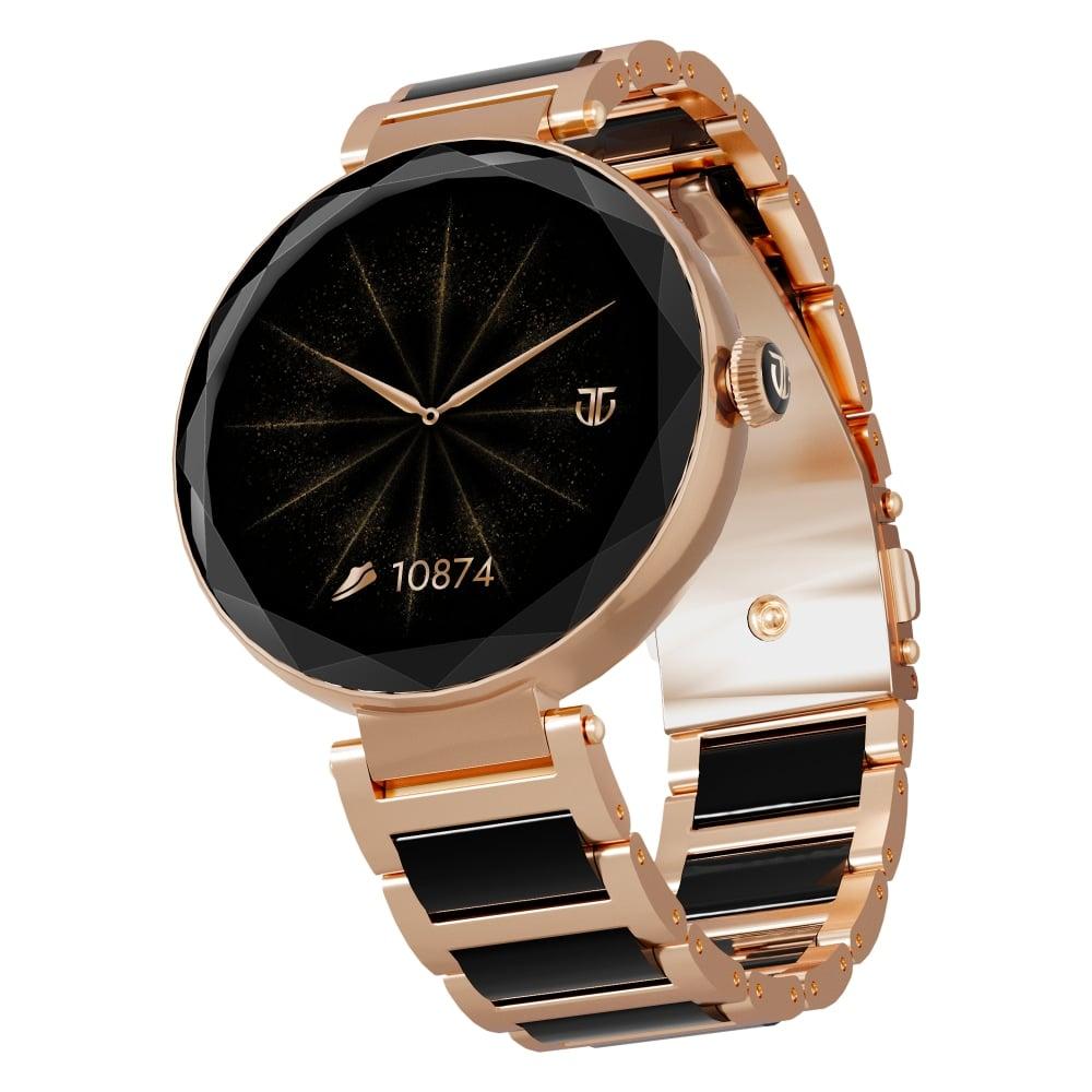 Titan Smart ELIXIR Smartwatch, Rose Gold + Black