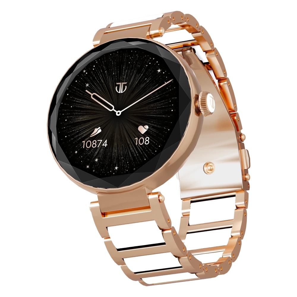 Titan Smart ELIXIR Smartwatch, Rose Gold + White