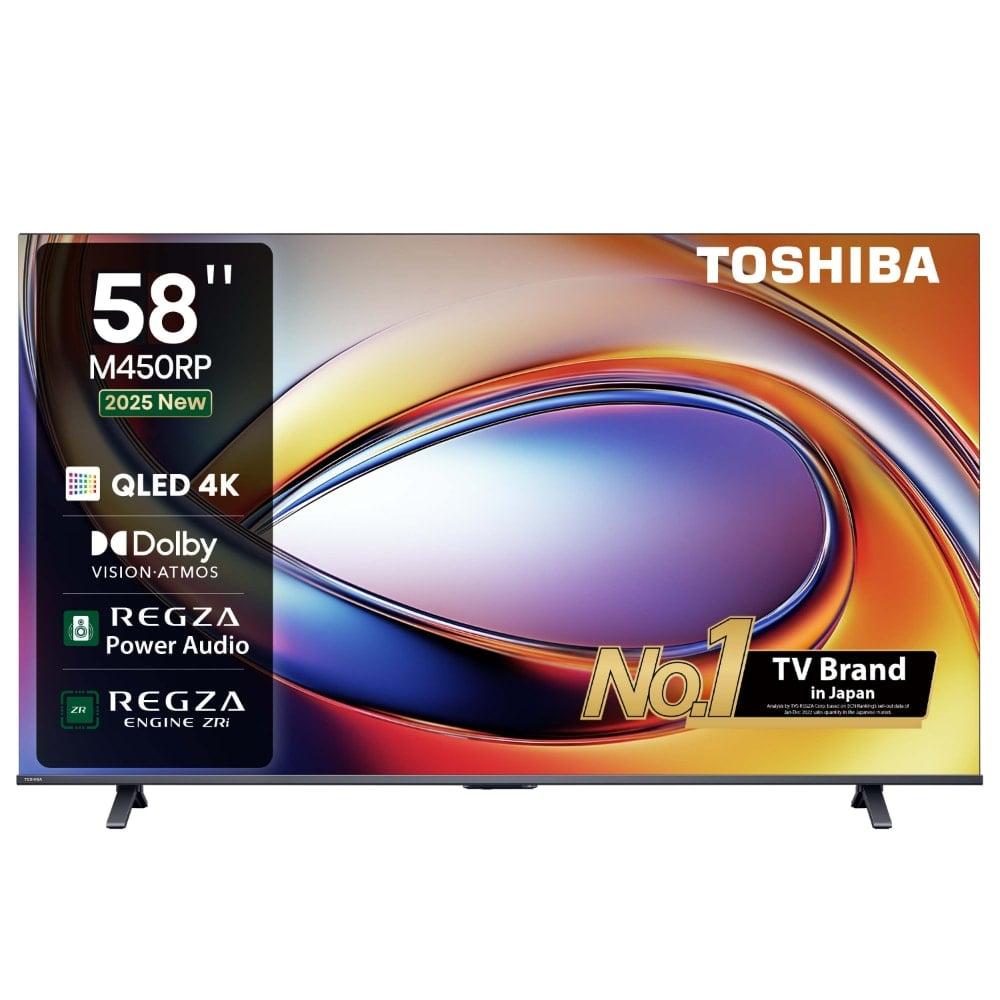 Toshiba 147.3 cm (58 inch) QLED 4K TV, 58M450RP
