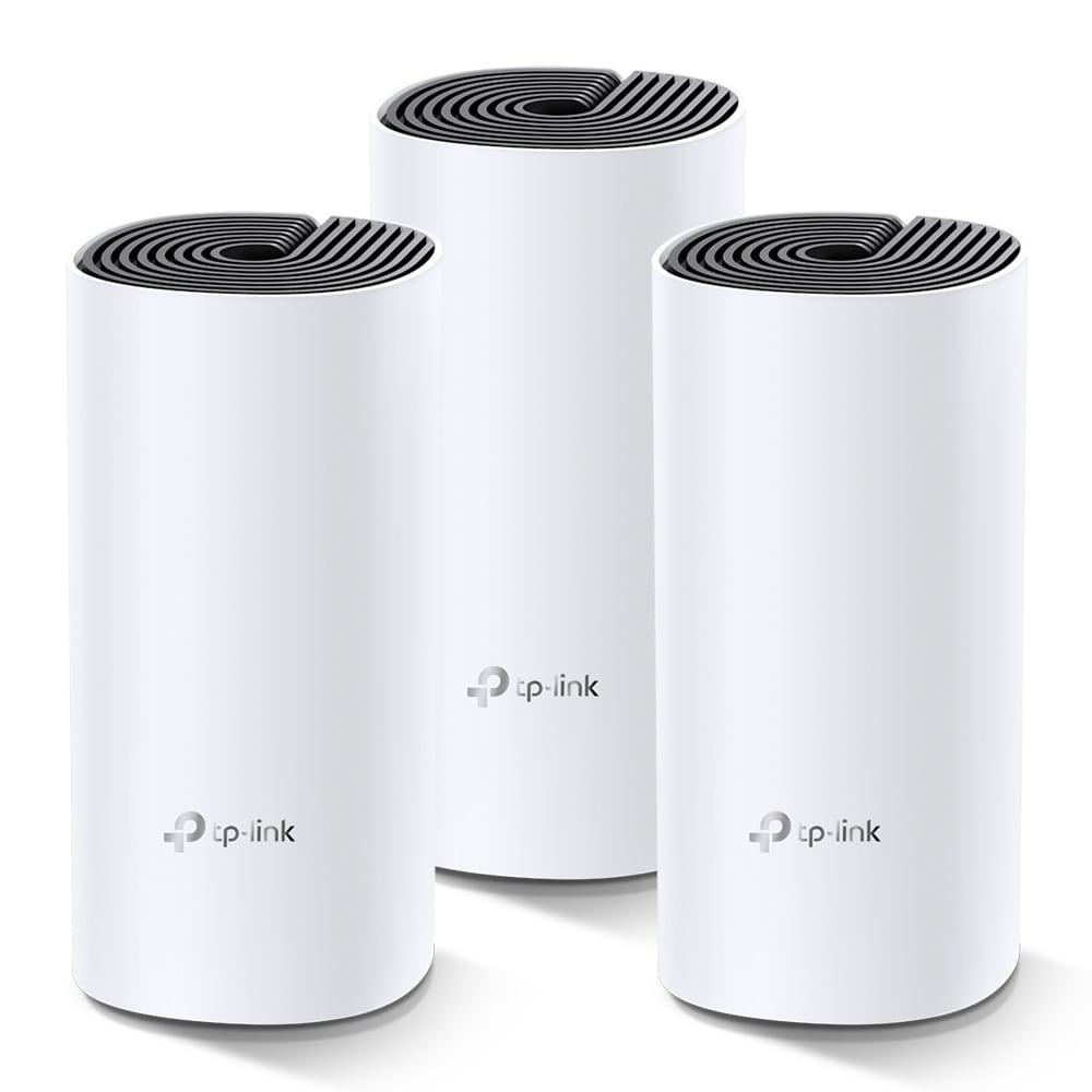 TP-Link Deco M4 (3-Pack) AC1200 Whole Home Mesh Wi-Fi System, Seamless Roaming and Speedy , Work with Amazon Echo/Alexa, Router and Wi-Fi Booster, Parent Control Router White-2