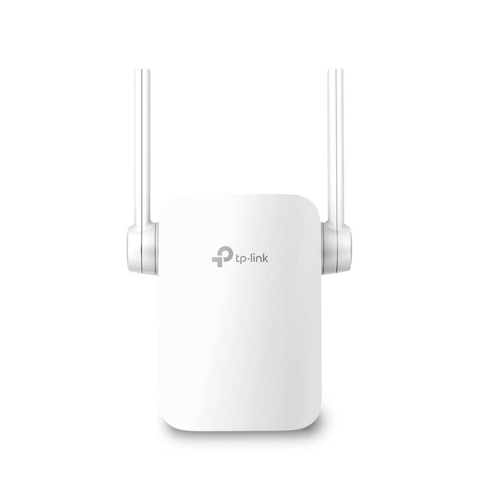 TP-Link RE205 AC750 Universal Wireless Dual Band Range Extender, Broadband/Wi-Fi Extender, WiFi Booster/Hotspot with Ethernet Port, 2 External Antennas, Plug and Play, Smart Signal Indicator, 750Mbps