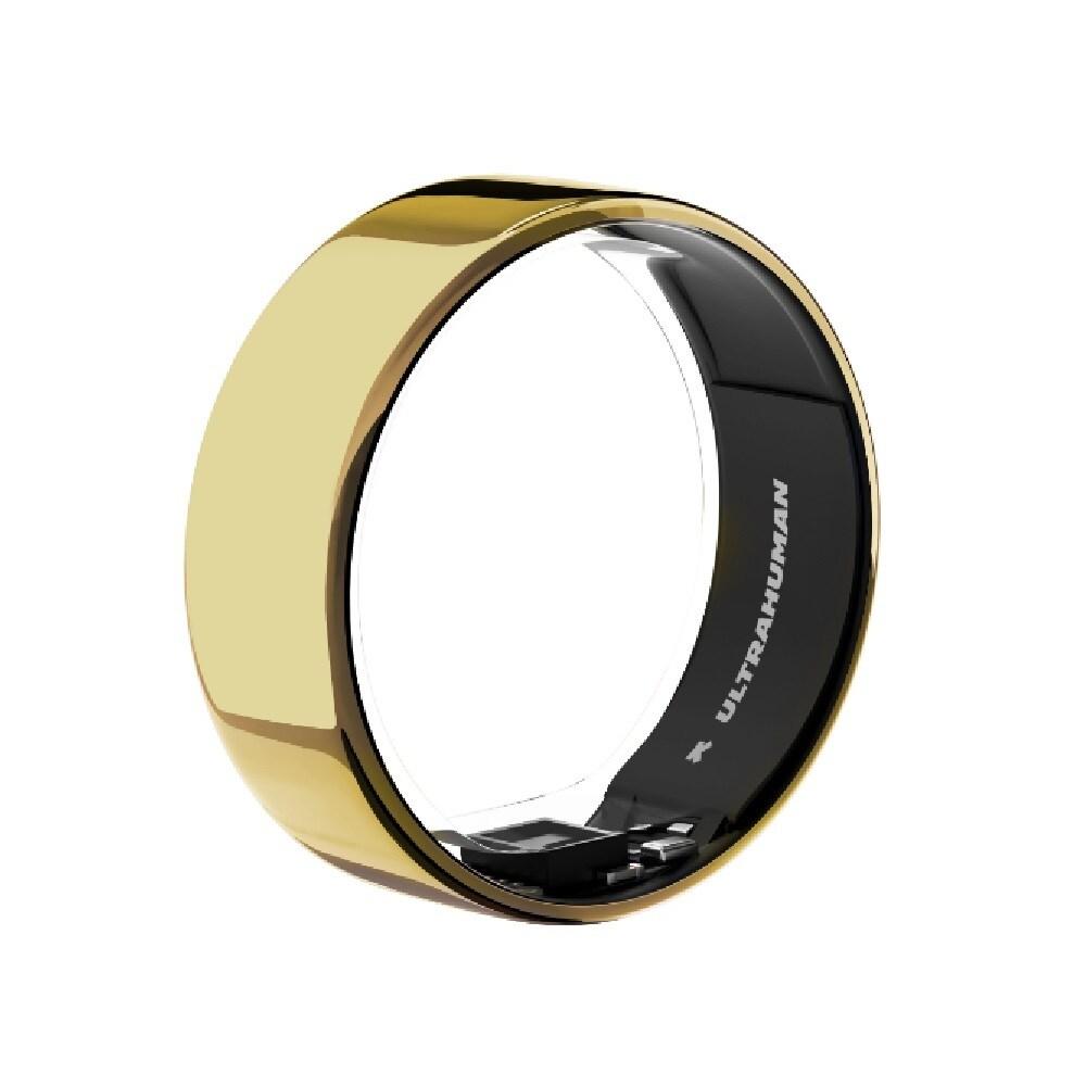 ULTRAHUMAN Ring AIR- S14 Bionic Gold- Size First with Sizing Kit - Track Sleep, Movement & Recovery Score, Workouts, HR, HRV - Up to 6 Days Battery