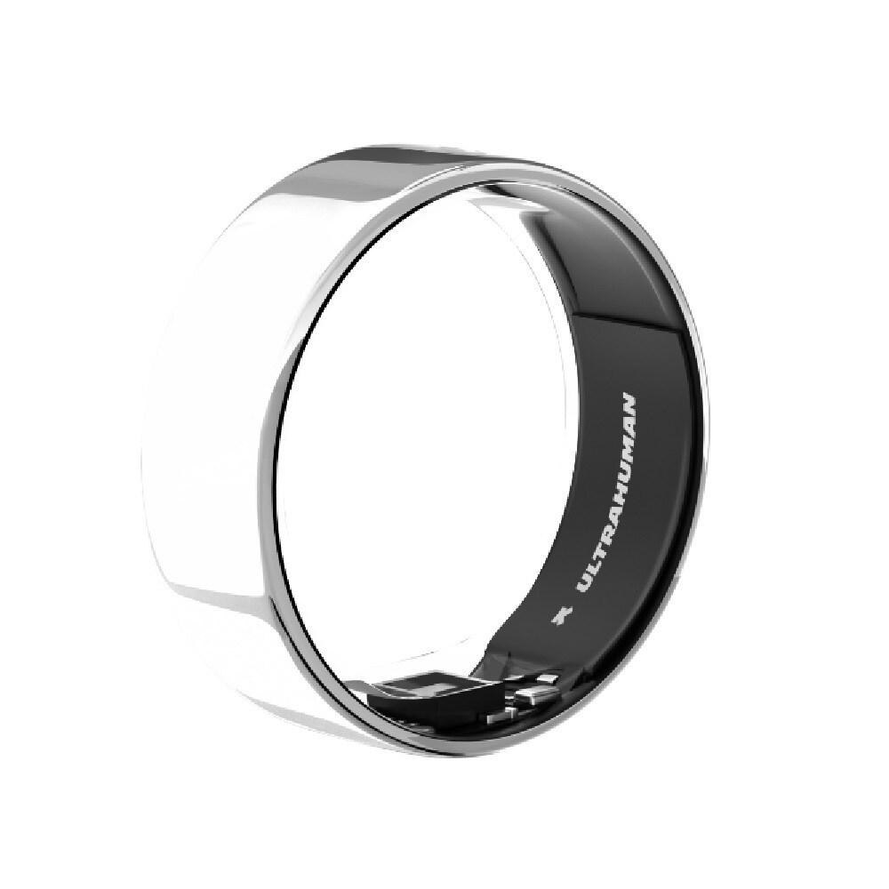 ULTRAHUMAN Ring AIR- S11 Space Silver- Size First with Sizing Kit - Track Sleep, Movement & Recovery Score, Workouts, HR, HRV - Up to 6 Days Battery