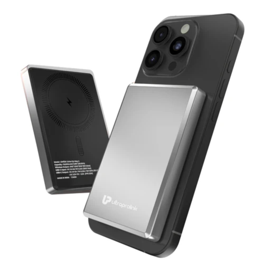 UltraProlink Juice-Up Mag4 10000 mAh Power Bank, Silver