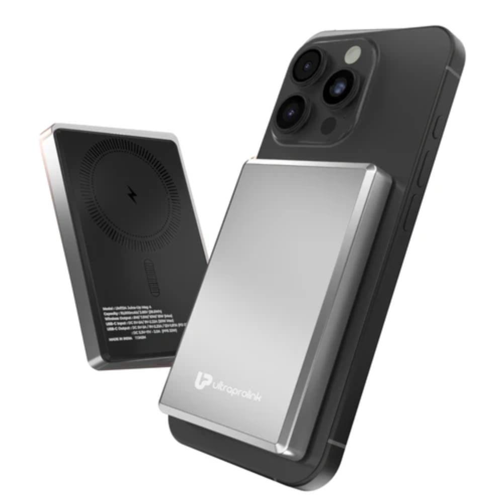 UltraProlink Juice-Up Mag4 10000 mAh Power Bank, Silver