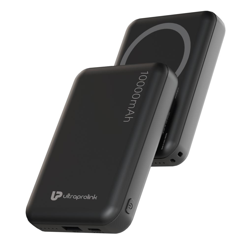 UltraProlink Juice-Up Mag6 10000 mAh Power Bank, Black