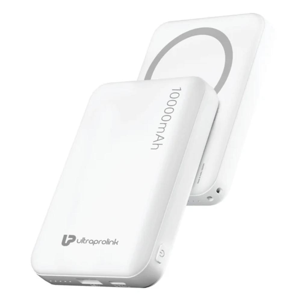 UltraProlink Juice-Up Mag6 10000 mAh Power Bank, White