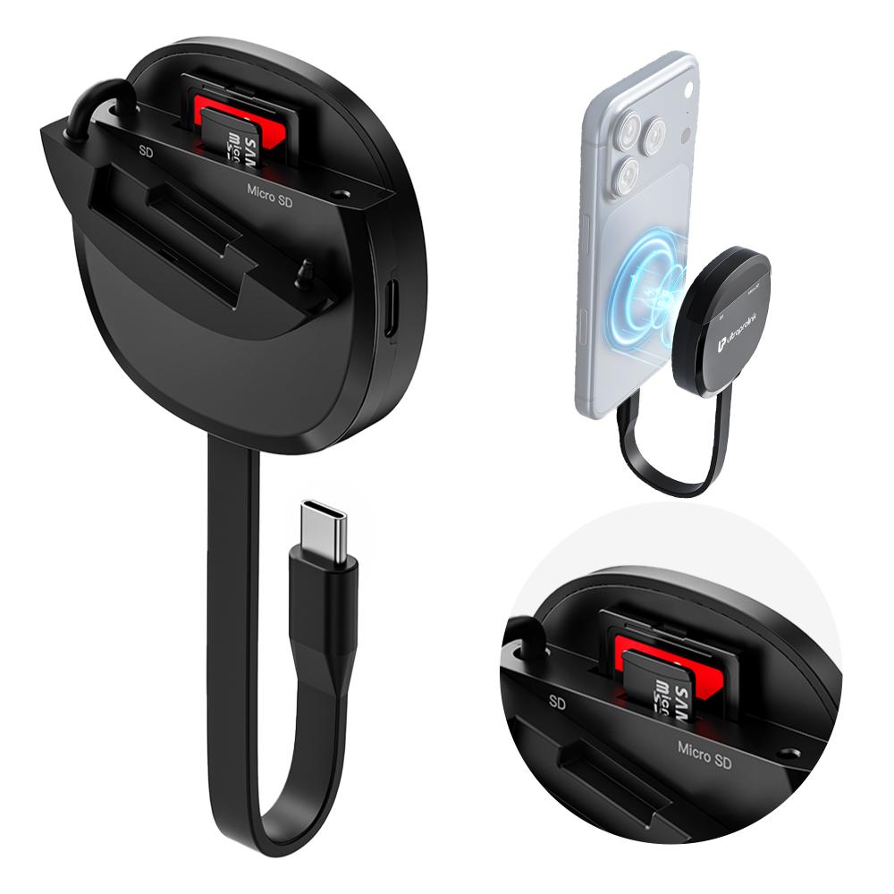 UltraProlink Mag Vault SD/MicroSD Reader