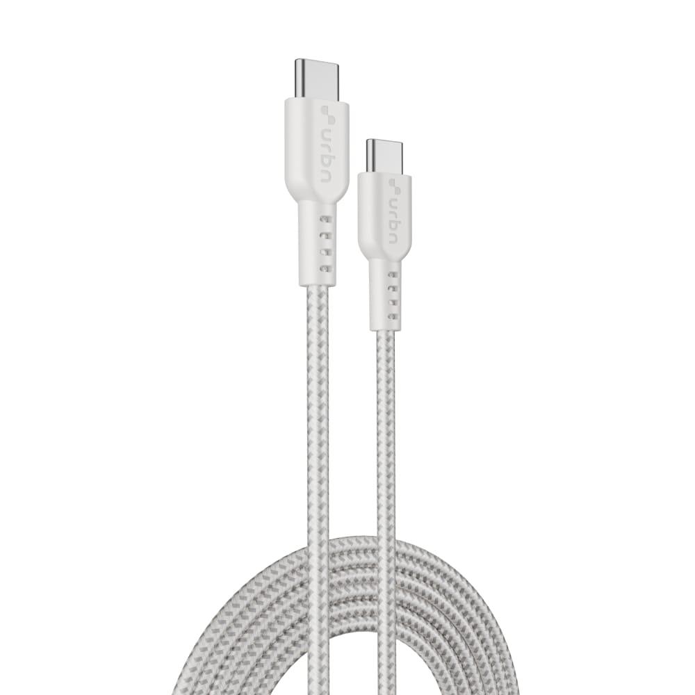 Urbn 60 W Pro Cord USB Type C to Type C Power Cable, White