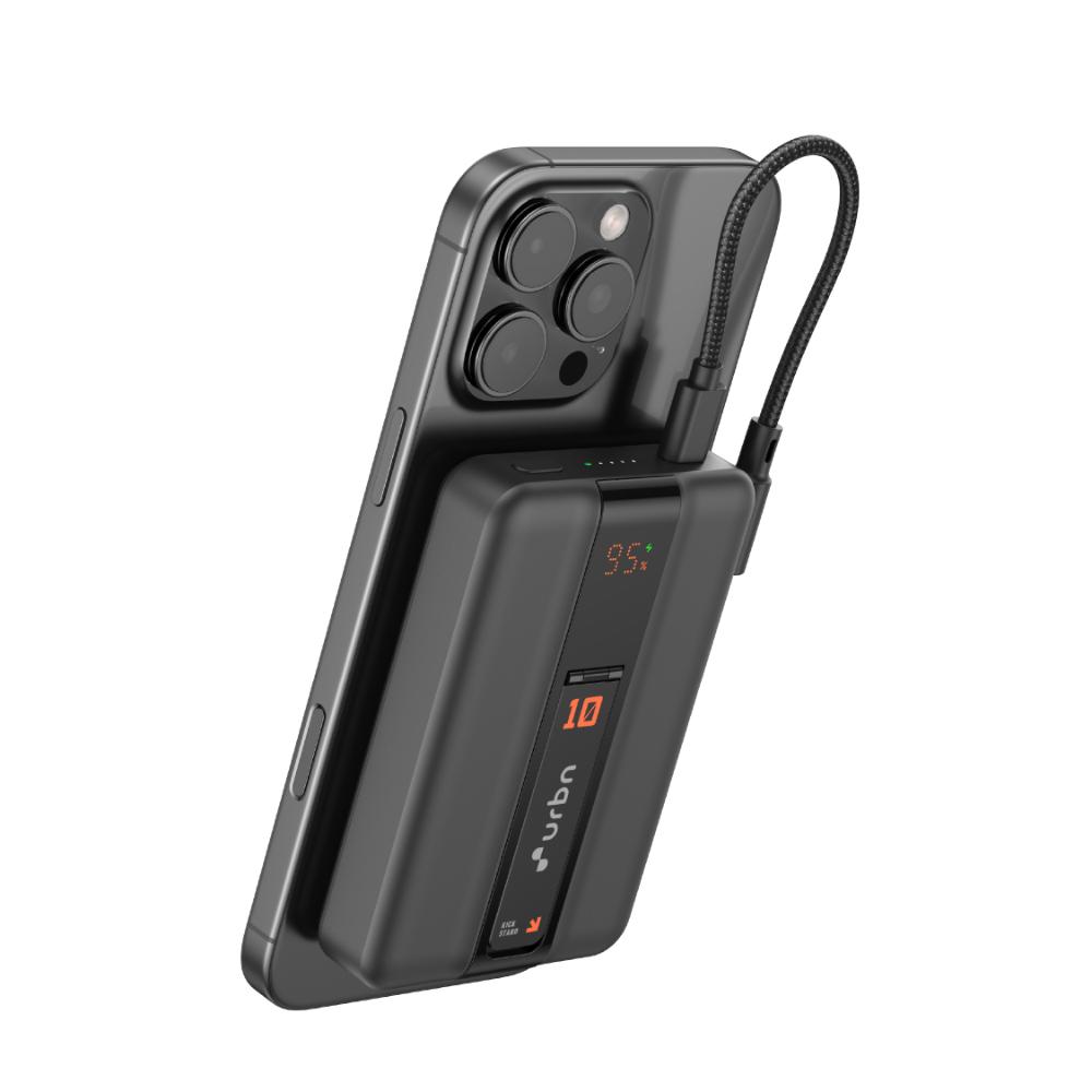 Urbn One Aero 10000 mAh Magsafe Power Bank, Black, UPR127