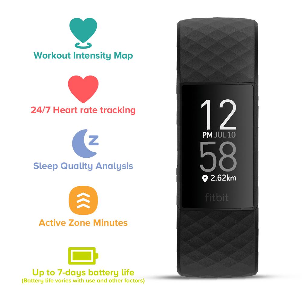 Fitbit Charge 4, Rosewood/Rosewood