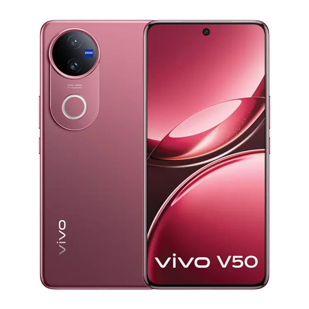Vivo V50 5G 128 GB, 8 GB RAM, Rose Red, Mobile Phone