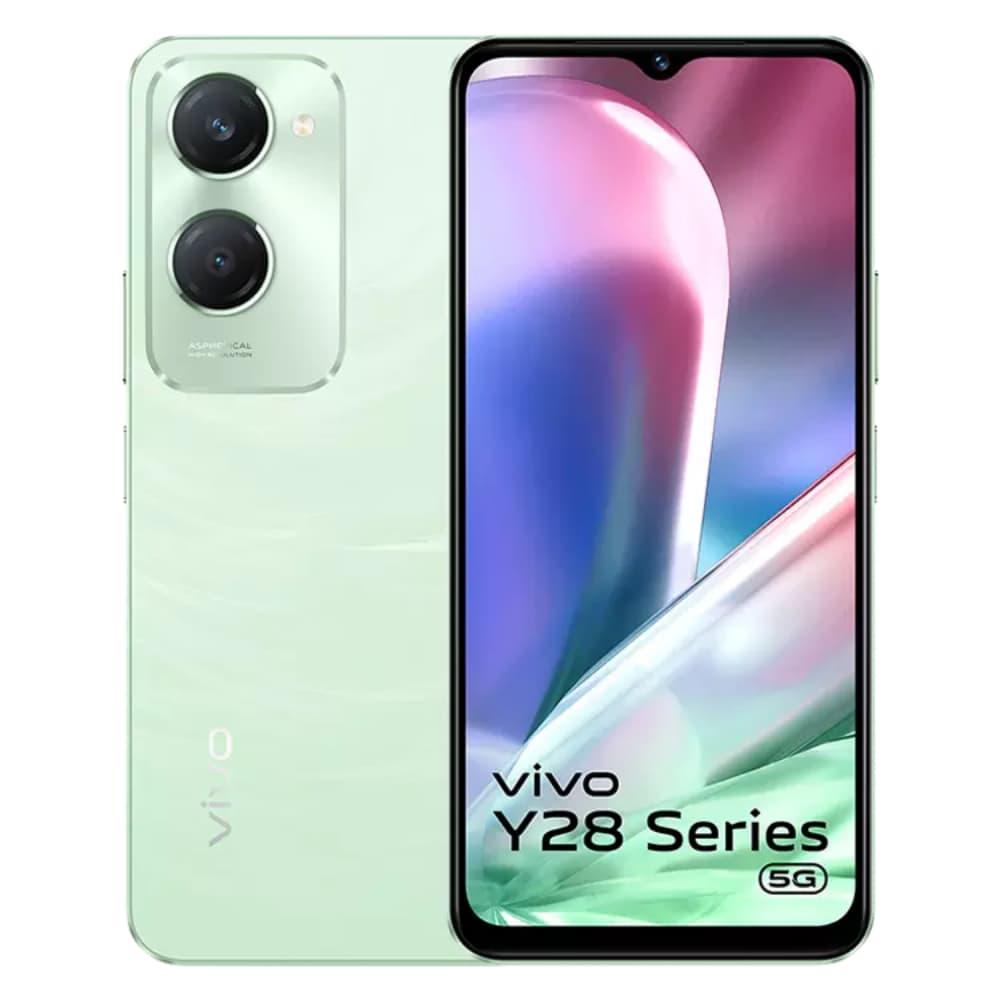 Vivo Y28e 5G 64 GB, 4 GB RAM, Breeze Green, Mobile Phone