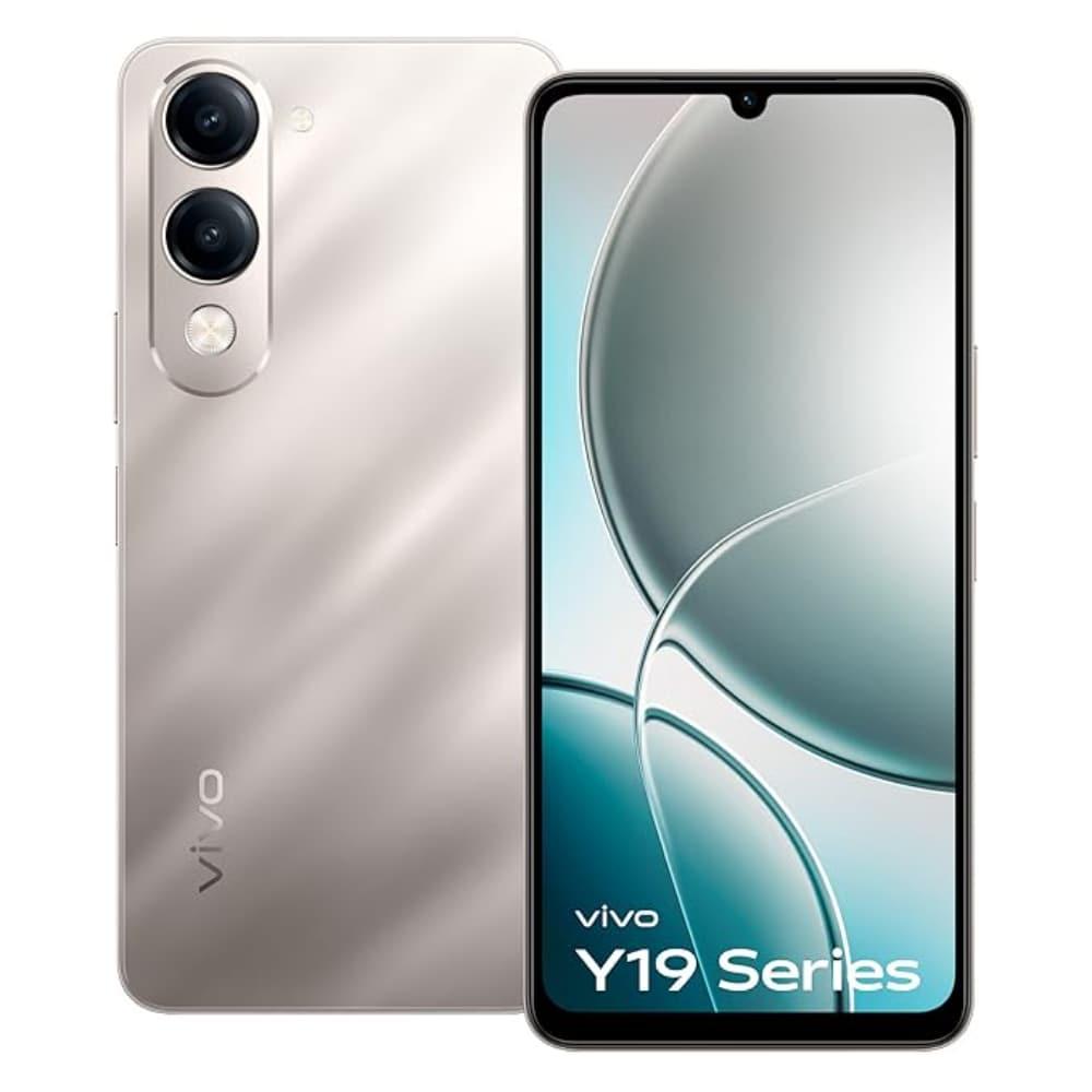 Vivo Y19e 64 GB, 4 GB RAM, Titanium Silver, Mobile Phone