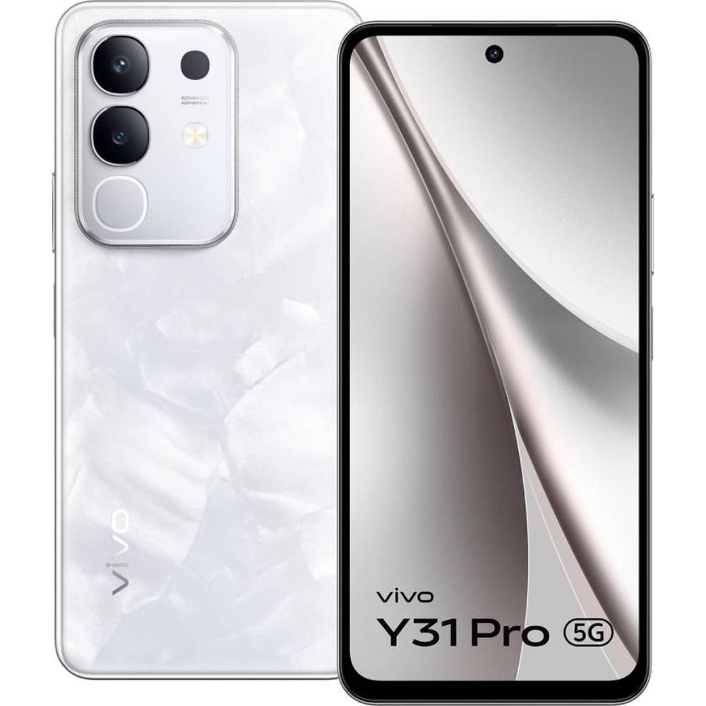 Vivo Y31 Pro 128 GB, 8 GB RAM, White, Mobile Phone