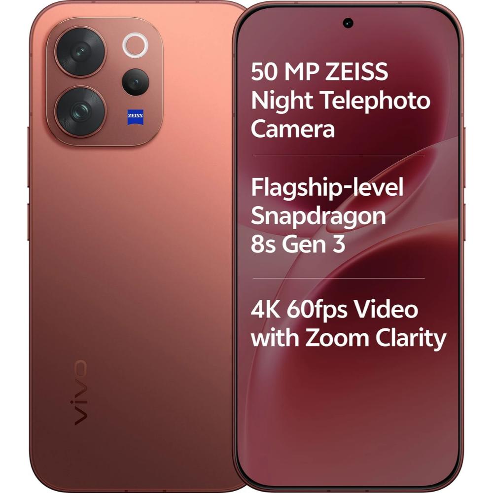 Vivo V70 Elite 512 GB, 12 GB RAM, Passion Red, Mobile Phone